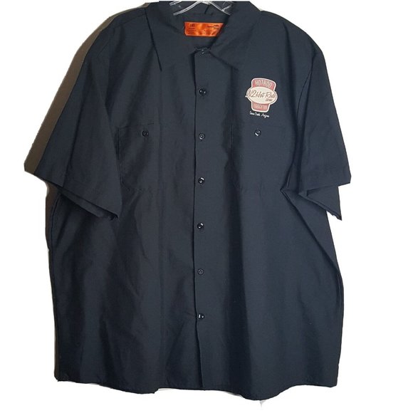 N2HotRods Hot Rods Fabrication Black Mechanics Cars Work Shirt Size 3XL - Picture 4 of 5
